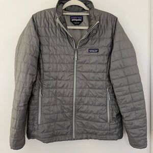 Patagonia Silver Quilted Nano Puff Jacket